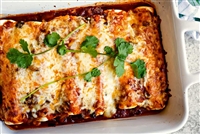 Chicken and Black Bean Enchiladas