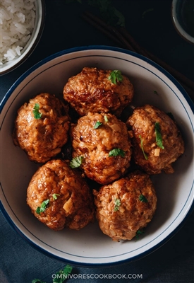 Chinese Turkey Meatballs