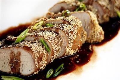 Honey Sesame Pork Tenderloin