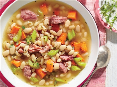 Ham and white bean soup