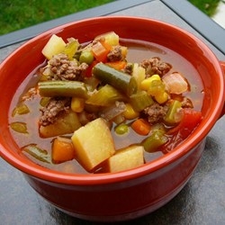 Beef, Vegetable and Potato Soup