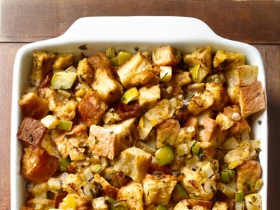 Country sage, chestnut and leek stuffing