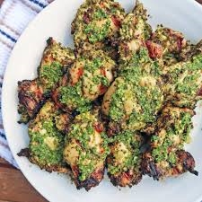 Low carb Chimichurri chicken thighs