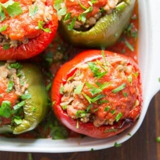 Italian Vegetarian Stuffed Peppers