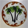 10.75 inch Palm Tree Plate