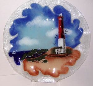 14 inch Barnegat Lighthouse Platter
