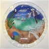 14 inch Pastel Beach Scene Platter