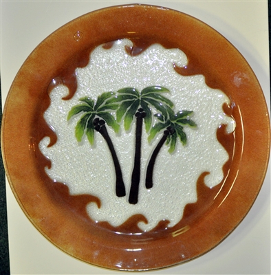 16 inch Palm Tree Platter