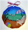 7 inch Pastel Beach Scene Suncatcher