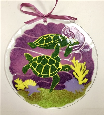 7 inch Sea Turtle Suncatcher