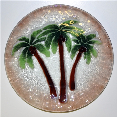 9 inch Palm Tree Plate