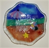 9 inch Pastel Beach Scene Bowl