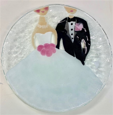 Bride and Groom 9 inch Plate