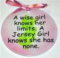 Jersey Girl limits none suncatcher pink