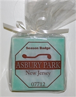 Beach Badge Seafoam Asbury Park Coasters