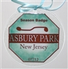 Any Town Beach Badge 7 inch Seafoam Suncatcher