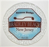 Any Town Beach Badge 9 inch Blue Plate