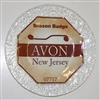 Any Town Beach Badge 9 inch Sand Plate