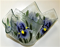 Blue Iris Large Candleholder