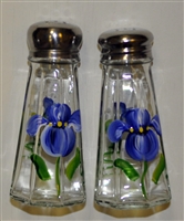 Blue Iris Salt and Pepper Shakers
