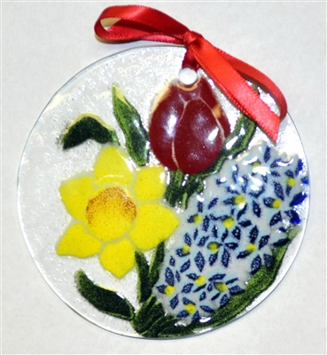 Bold Spring Floral Suncatcher