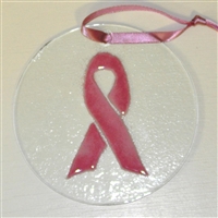 Breast Cancer Suncatcher