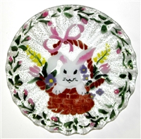 Bunny in Basket 10.75 inch Plate