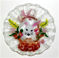 Bunny in Basket 7 inch Bowl