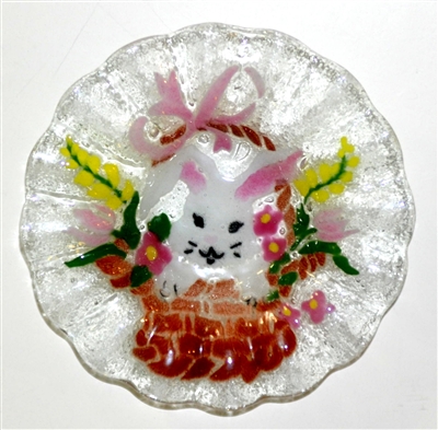 Bunny in Basket 7 inch Bowl