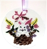 Bunny in Basket Suncatcher