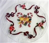 Candy Cane 12 inch Plate