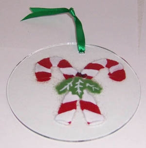 Candy Cane Suncatcher