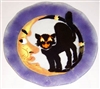 Cat and Moon 14 inch Plate