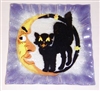 Cat and Moon Small Square Plate