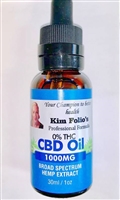 CBD Oil, 1000mg, 0% THC