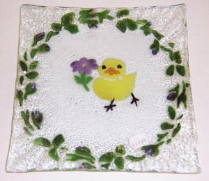 Chick Small Square Plate