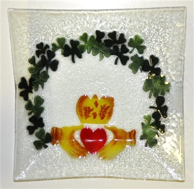 Claddagh Large Square Plate
