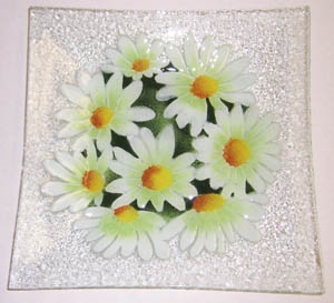 Daisy Large Square Plate