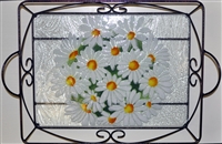 Daisy Large Tray (with Metal Holder)