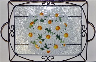 Daisy Large Tray (with Metal Holder)