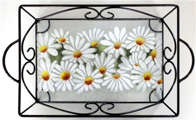 Daisy Small Tray (with Metal Holder)