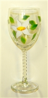Daisy White Wine Glass