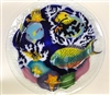 Tropical Fish Blue 16 inch Platter