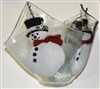 Frosty Large Candleholder