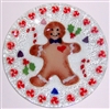 Gingerbread 9 inch Plate