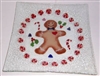 Gingerbread Large Square Plate