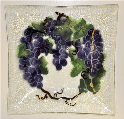 Grape Large Square Platter
