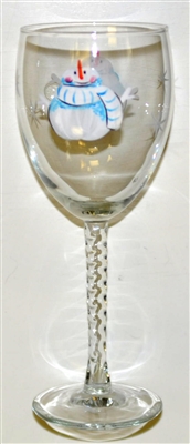 Happy Jack White Wine Glass