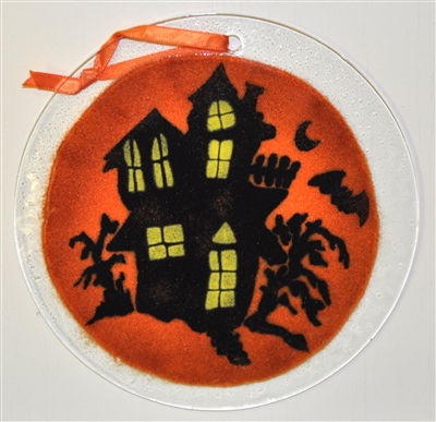 Haunted House 7 inch Suncatcher