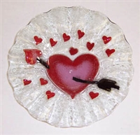 Heart with Arrow 7 inch Bowl